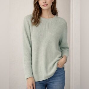 Eileen Fisher Fine Yarn Knit Sweater Medium | Minimalist Soft Luxe Pullover| EUC